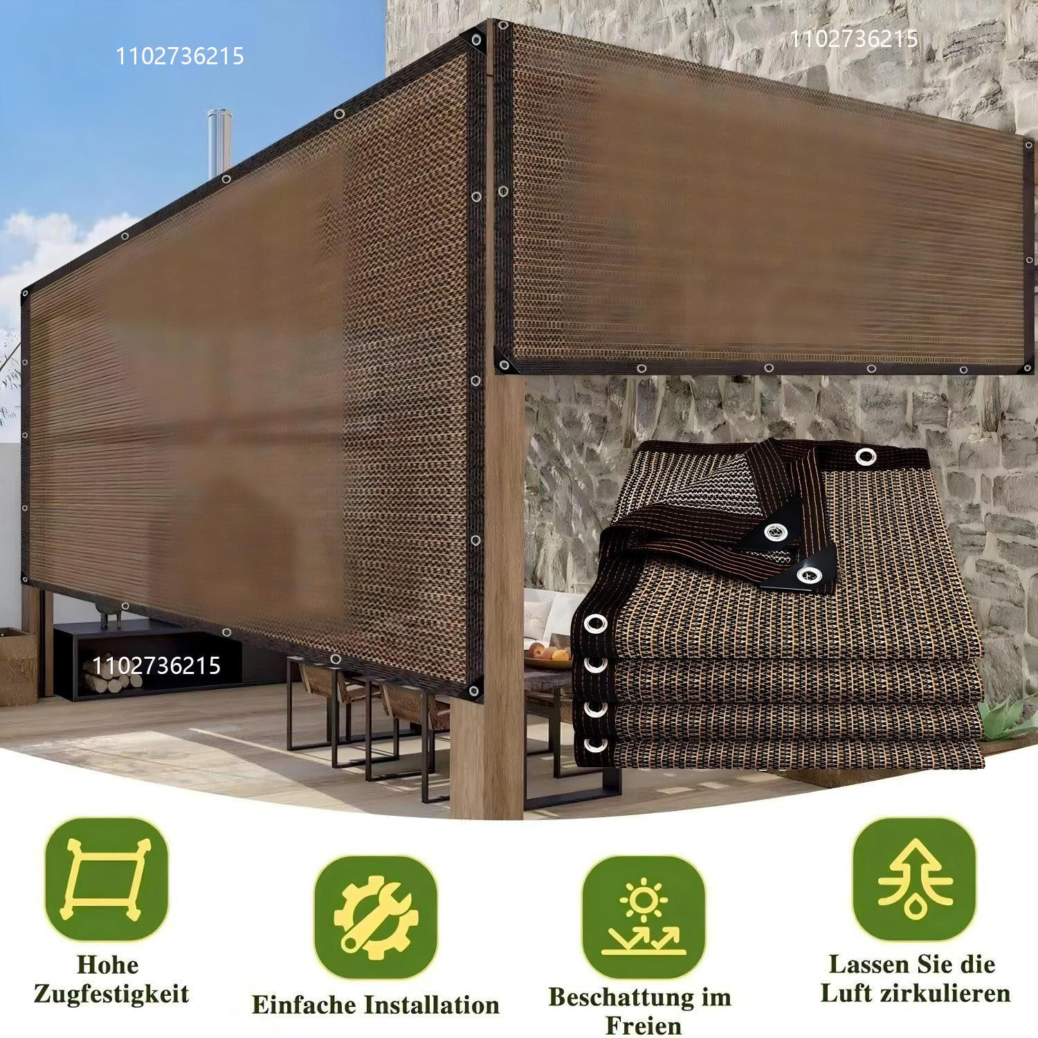 Outdoor Furniture Hdpe - Outdoor Garden Sunshade Net, Terrace Sunshade,