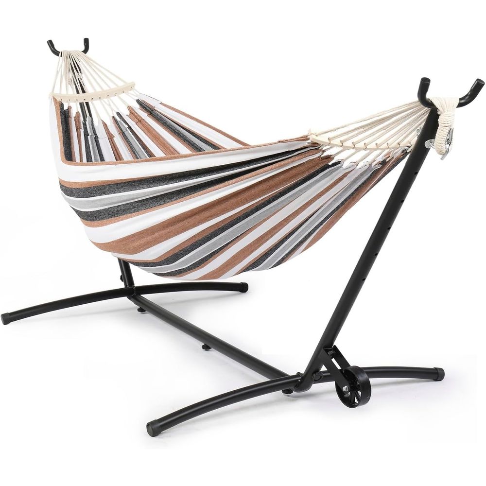 Hammock With Stand - Heavy Duty 550 LBS Hammock with