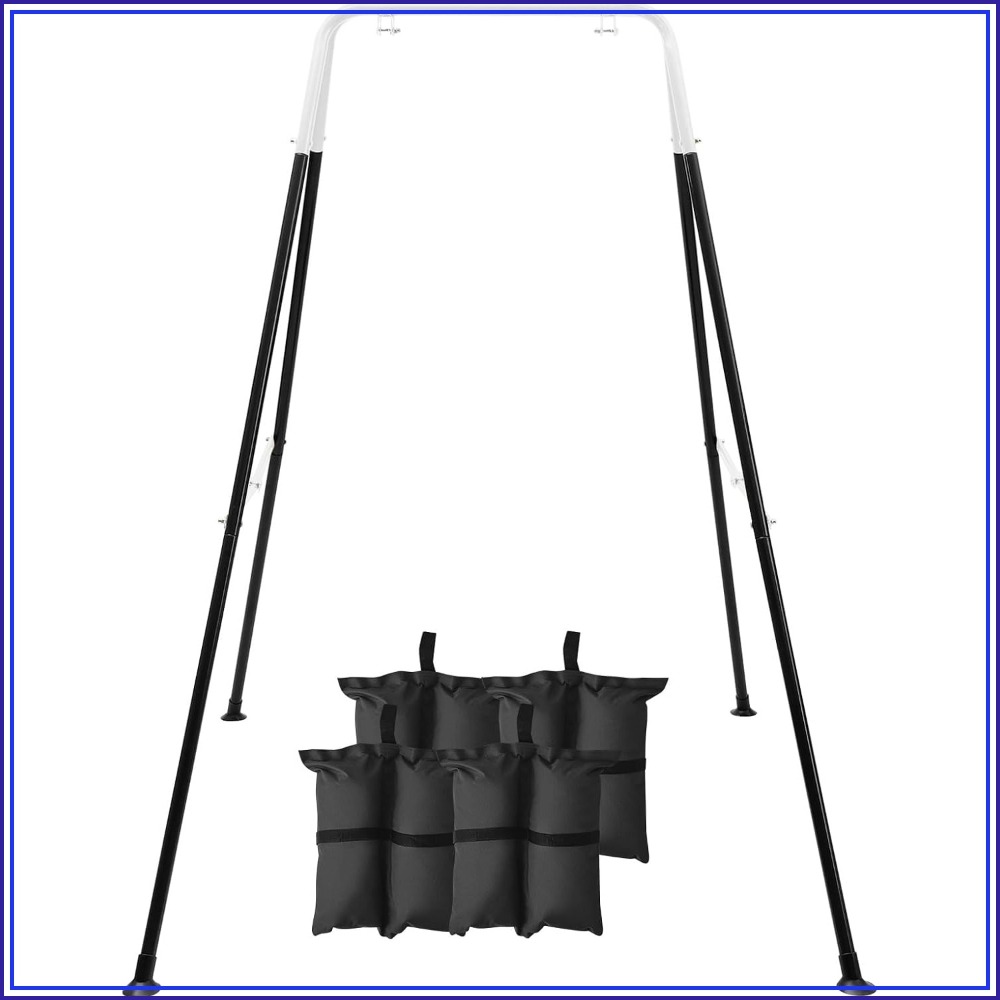 Hammock With Stand - Foldable Swing Stand for Kids with