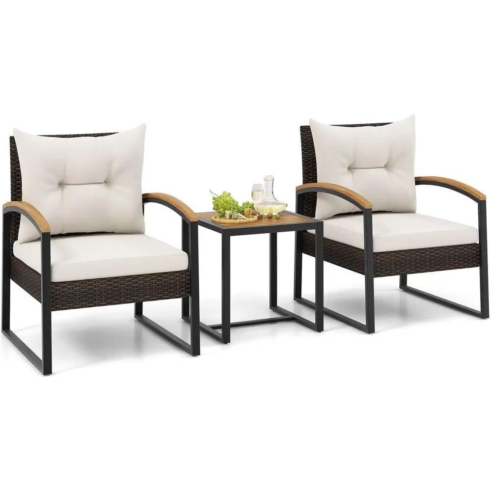 Outdoor Furniture Deals - 3-Piece Outdoor Wicker Furniture Set with