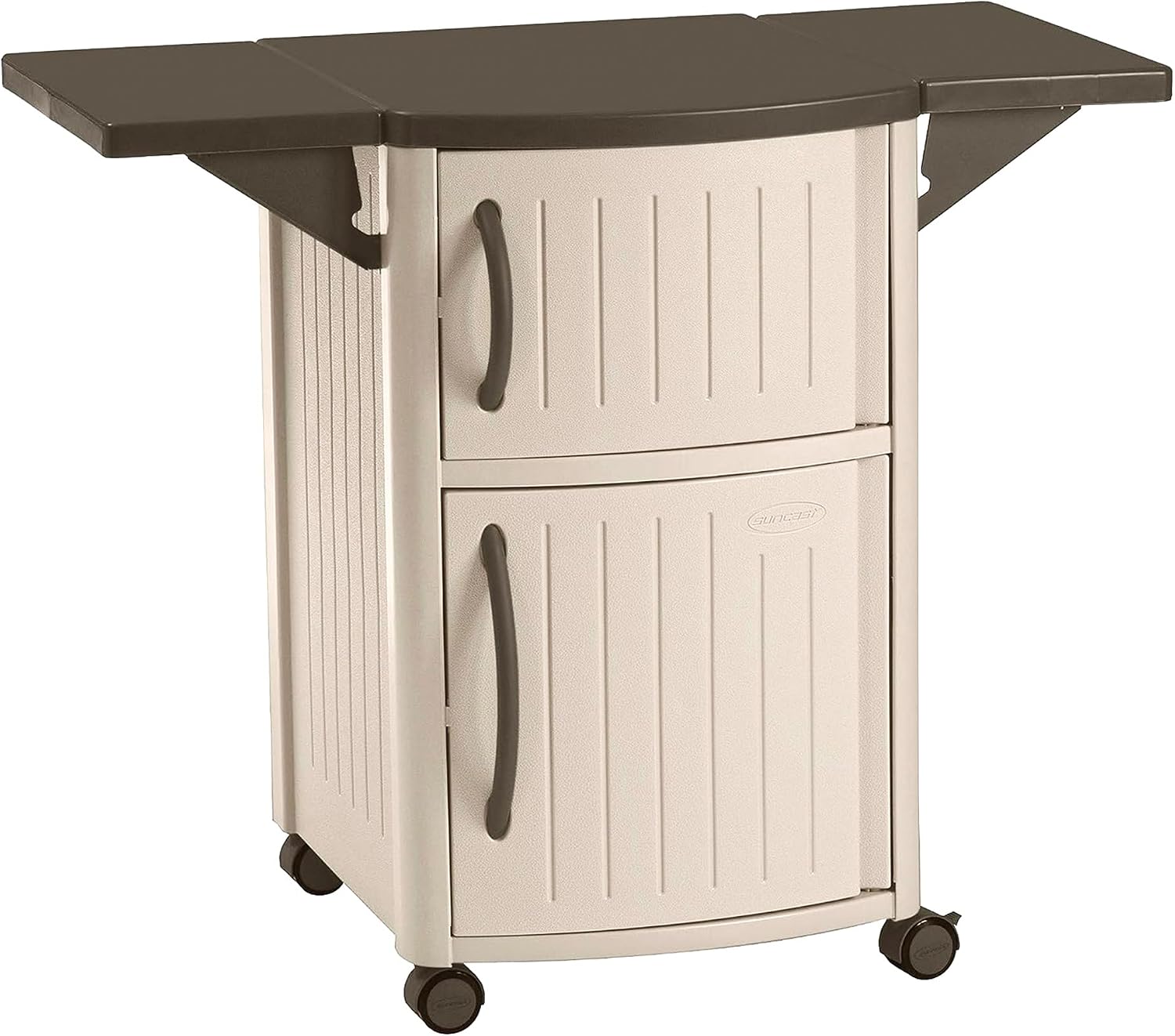 Outdoor Furniture With Storage - Outdoor Grilling Prep Station Table With