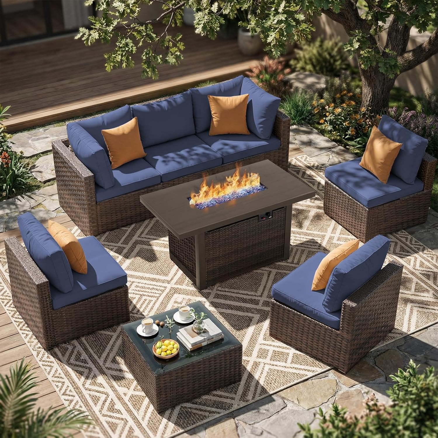 8 Pieces Patio Furniture Sets  - Outdoor Furniture Deals ulasan dan harga
