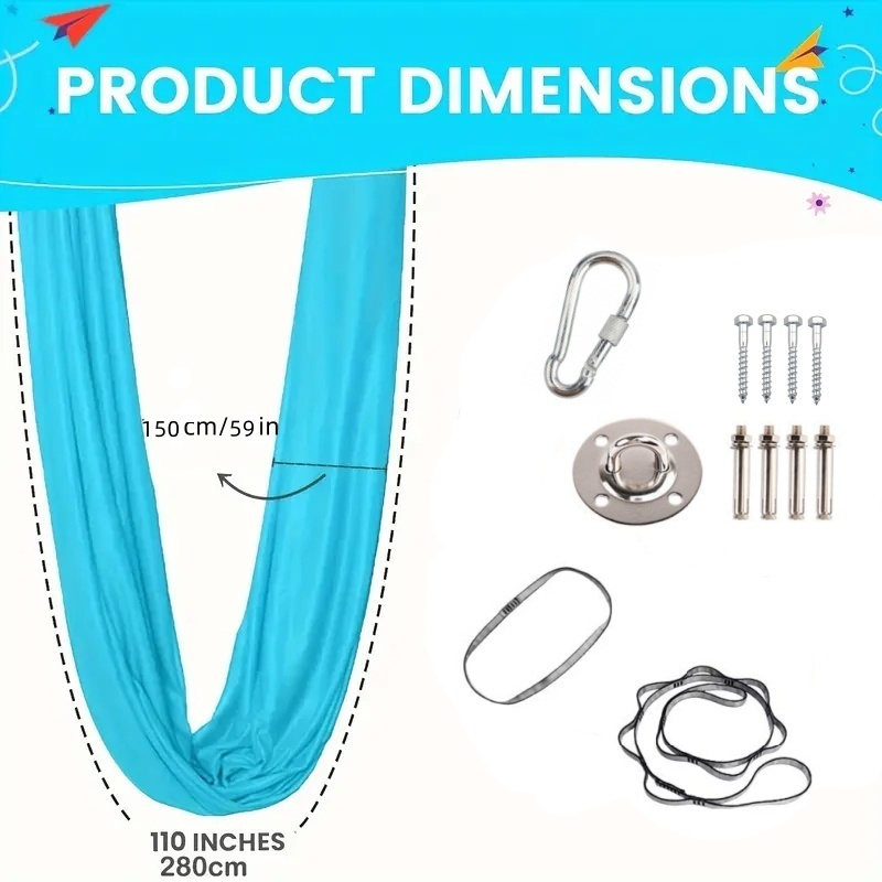 1.5*2.8m Elastic Swing Hammock - Outdoor Furniture Deals ulasan dan harga