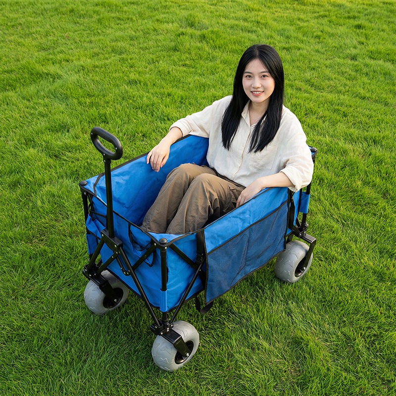 Foldable Metal Beach Wagon Qui - Outdoor Furniture Table ulasan dan harga