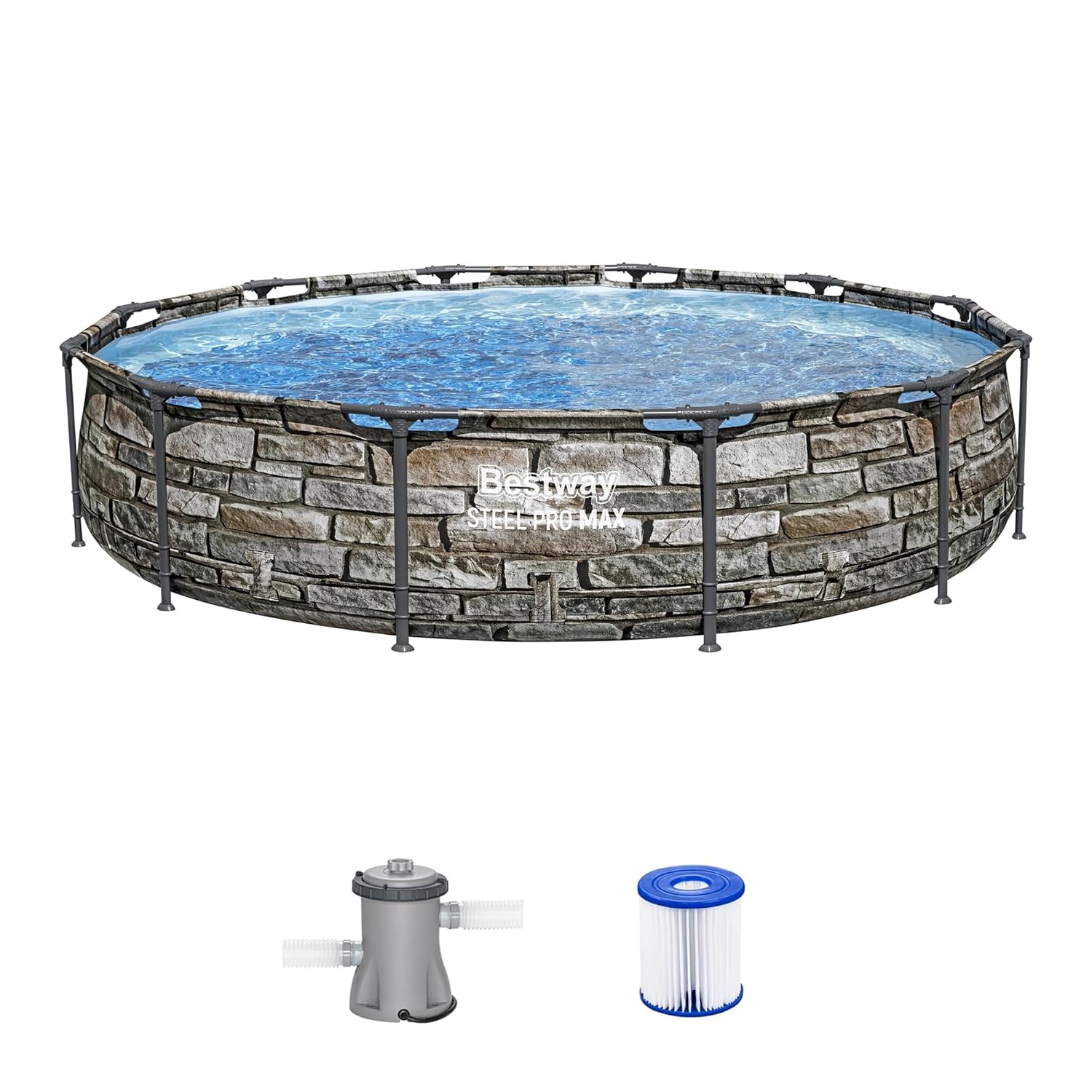 Steel Pro Max 12 Foot x 30 Inc - Outdoor Furniture For Pool ulasan dan harga