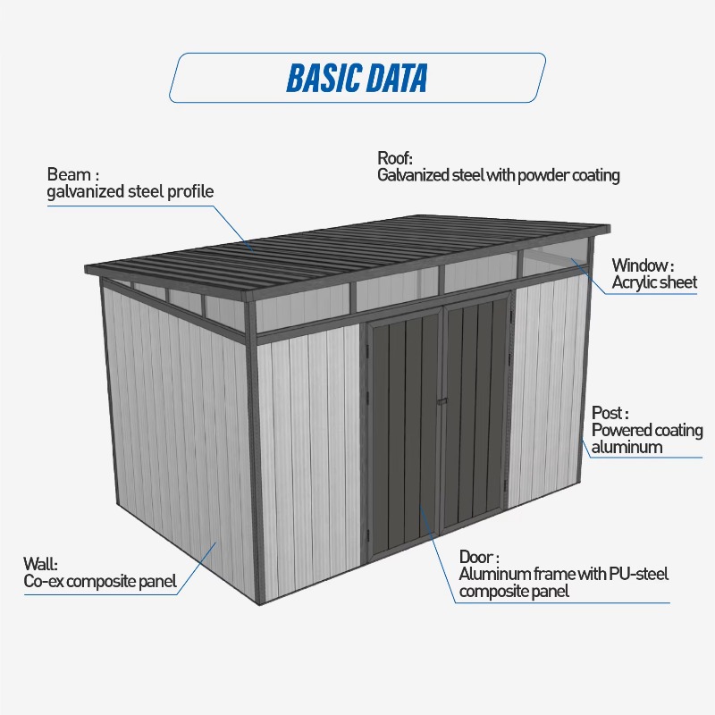 D2833 3M*3M High Performance M - Outdoor Furniture With Storage ulasan dan harga