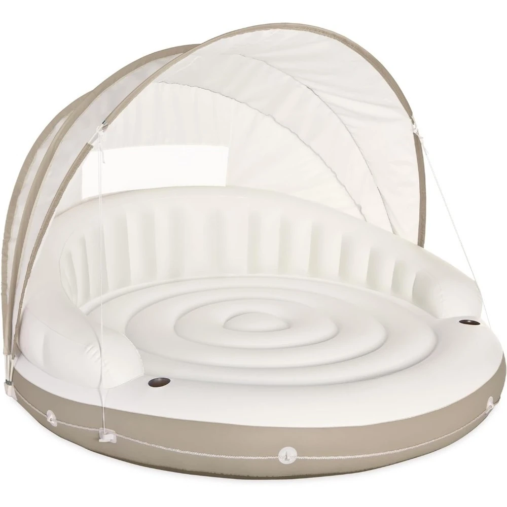 Canopy Island Inflatable Pool  - Outdoor Furniture For Pool ulasan dan harga