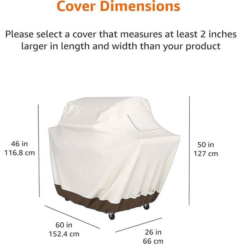 Outdoor Gas BBQ Hood 210D Larg - Outdoor Furniture Replacement Fabric ulasan dan harga