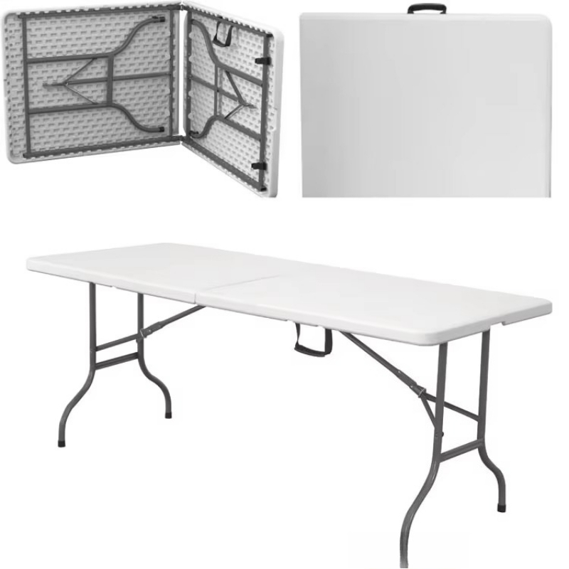 6 feet solid steel frame table - Outdoor Furniture Rental For Party ulasan dan harga