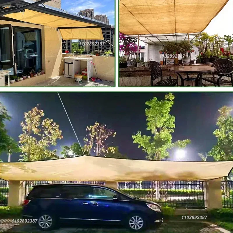 4x5m Beige Shading Net, UV Pro - Outdoor Furniture Hdpe ulasan dan harga