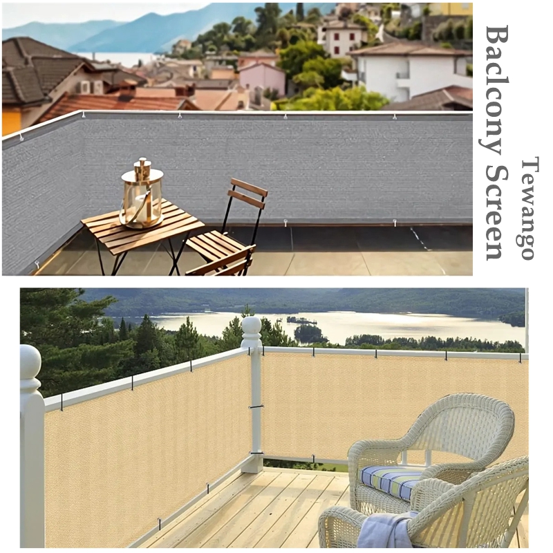 4 Colors Balcony Privacy Scree - Outdoor Furniture Hdpe ulasan dan harga