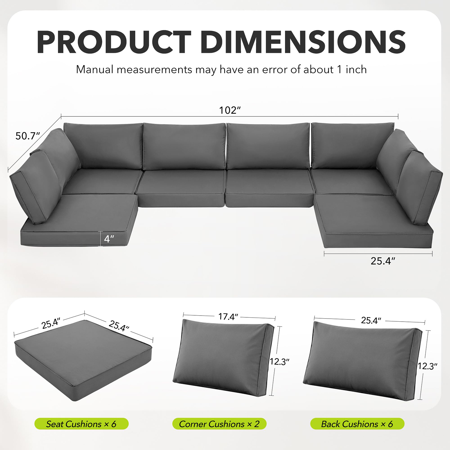 14 Piece Outdoor Replacement C - Outdoor Furniture Replacement Fabric ulasan dan harga