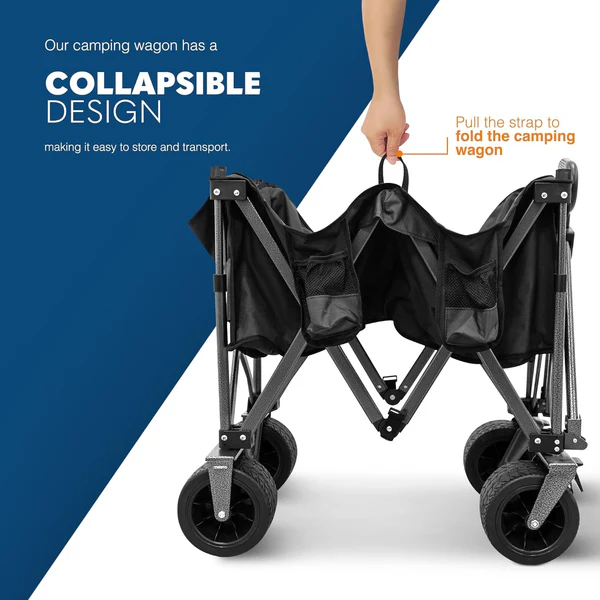 Collapsible Camping Wagon Port - Outdoor Furniture Table ulasan dan harga