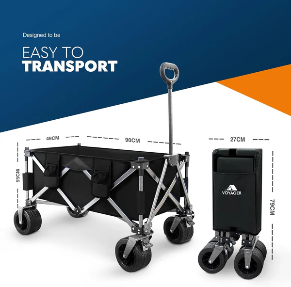 Collapsible Camping Wagon Port - Outdoor Furniture Table ulasan dan harga