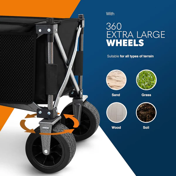 Collapsible Camping Wagon Port - Outdoor Furniture Table ulasan dan harga