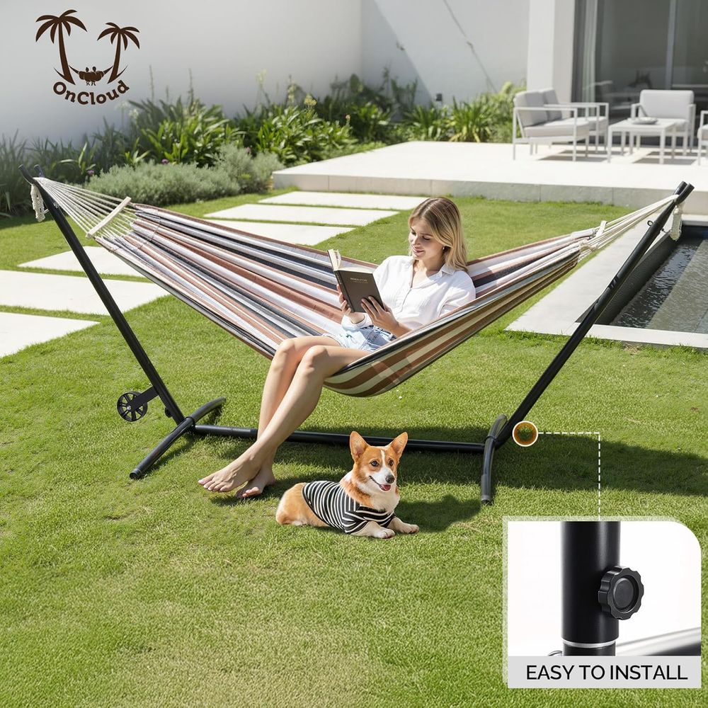 Heavy Duty 550 LBS Hammock wit - Hammock With Stand ulasan dan harga