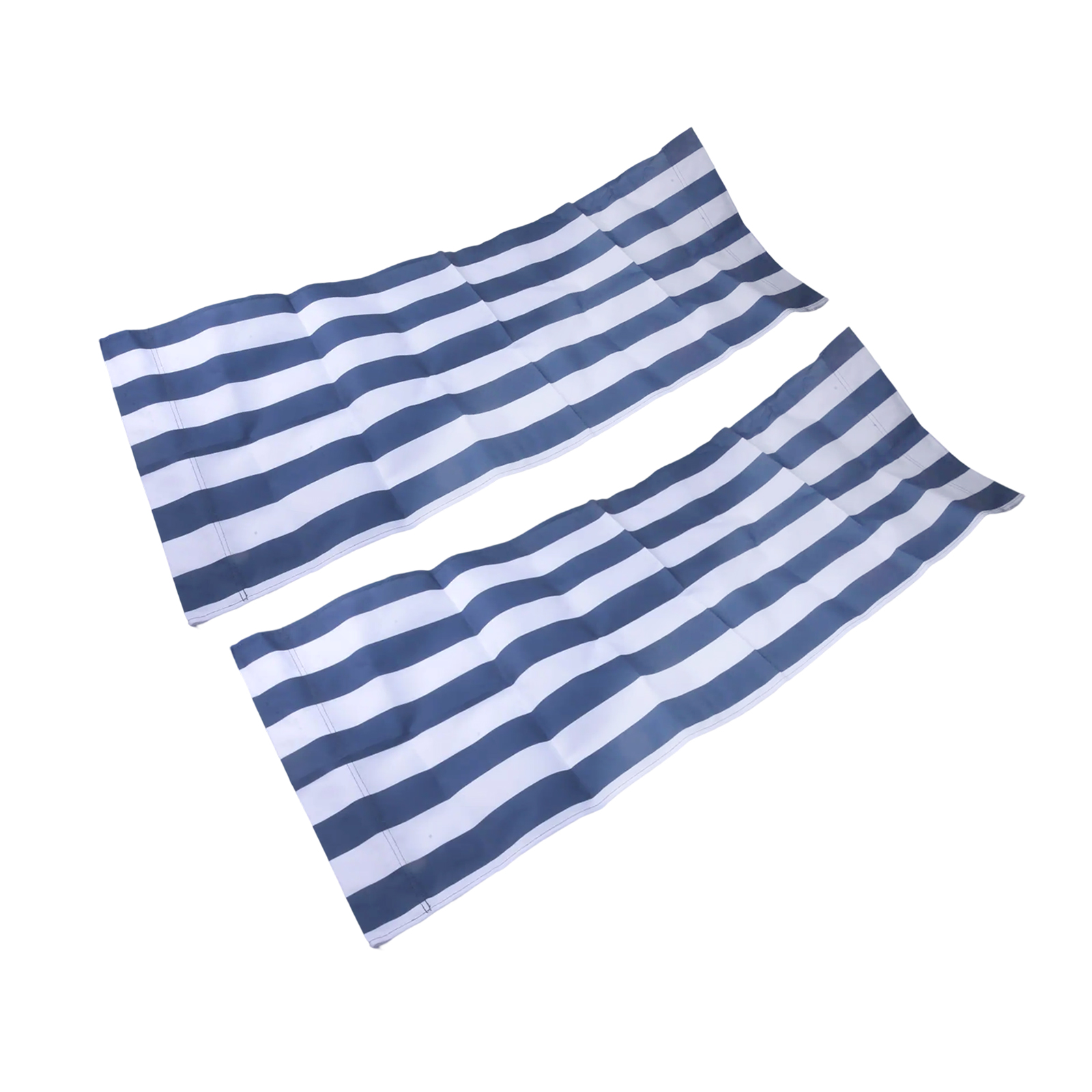 120x45cm White Blue Striped Po - Outdoor Furniture Replacement Fabric ulasan dan harga