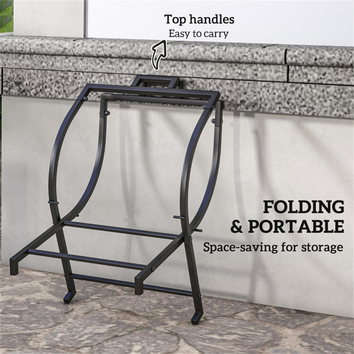 Outdoor Furniture Firewood Rac - Outdoor Furniture With Storage ulasan dan harga