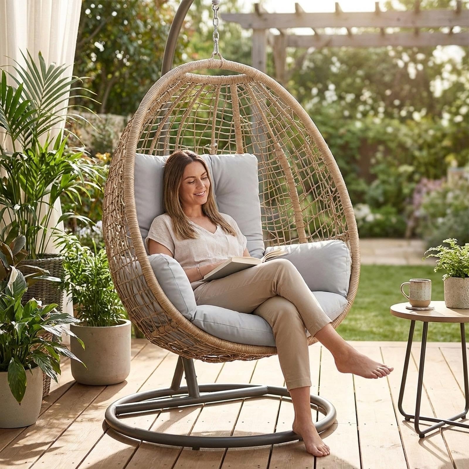 Egg Chair Cushion Replacement, - Outdoor Furniture Replacement Fabric ulasan dan harga