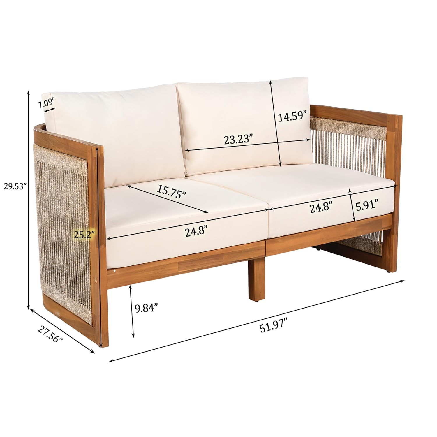 4-Piece Patio Conversation Set - Outdoor Furniture Deals ulasan dan harga