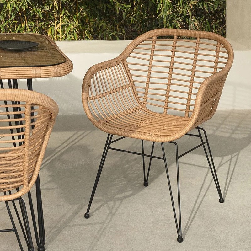 MOMO Ins Rattan Outdoor Balcon - Outdoor Furniture Deals ulasan dan harga