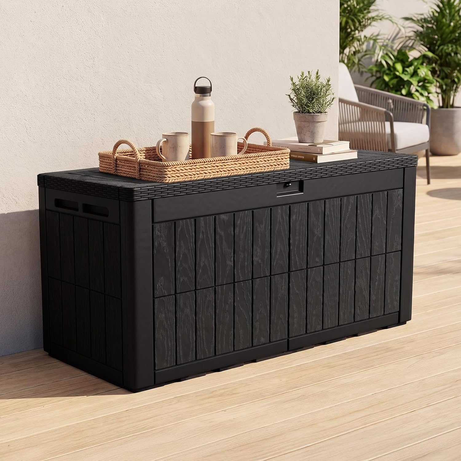120 Gallon Large Outdoor Stora - Outdoor Furniture For Pool ulasan dan harga