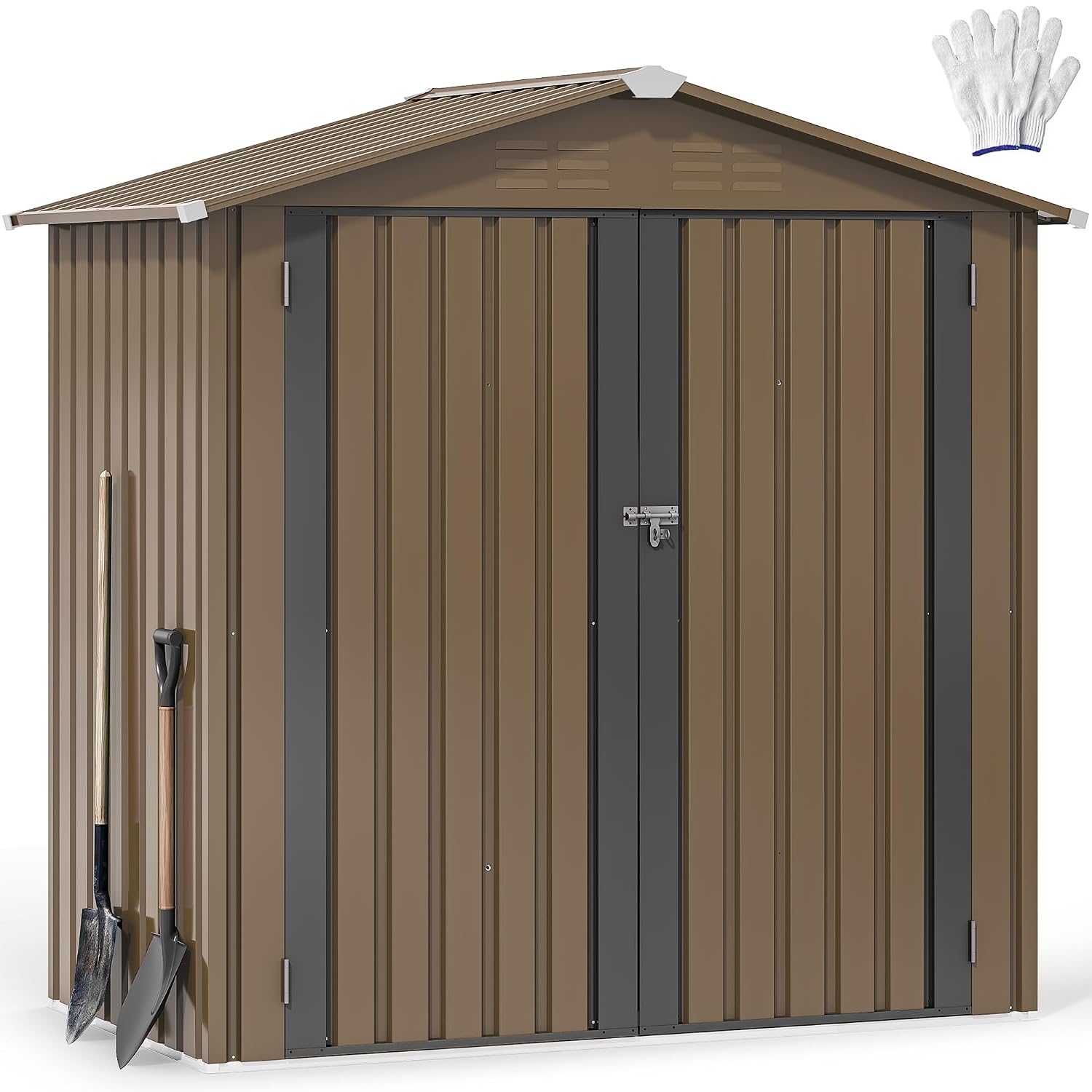 6x4ft Metal Outdoor Storage Sh - Outdoor Furniture With Storage ulasan dan harga