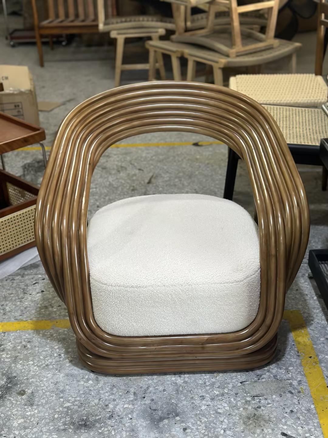 #Modern Deluxe Wooden Rattan L - Outdoor Furniture Vietnam ulasan dan harga