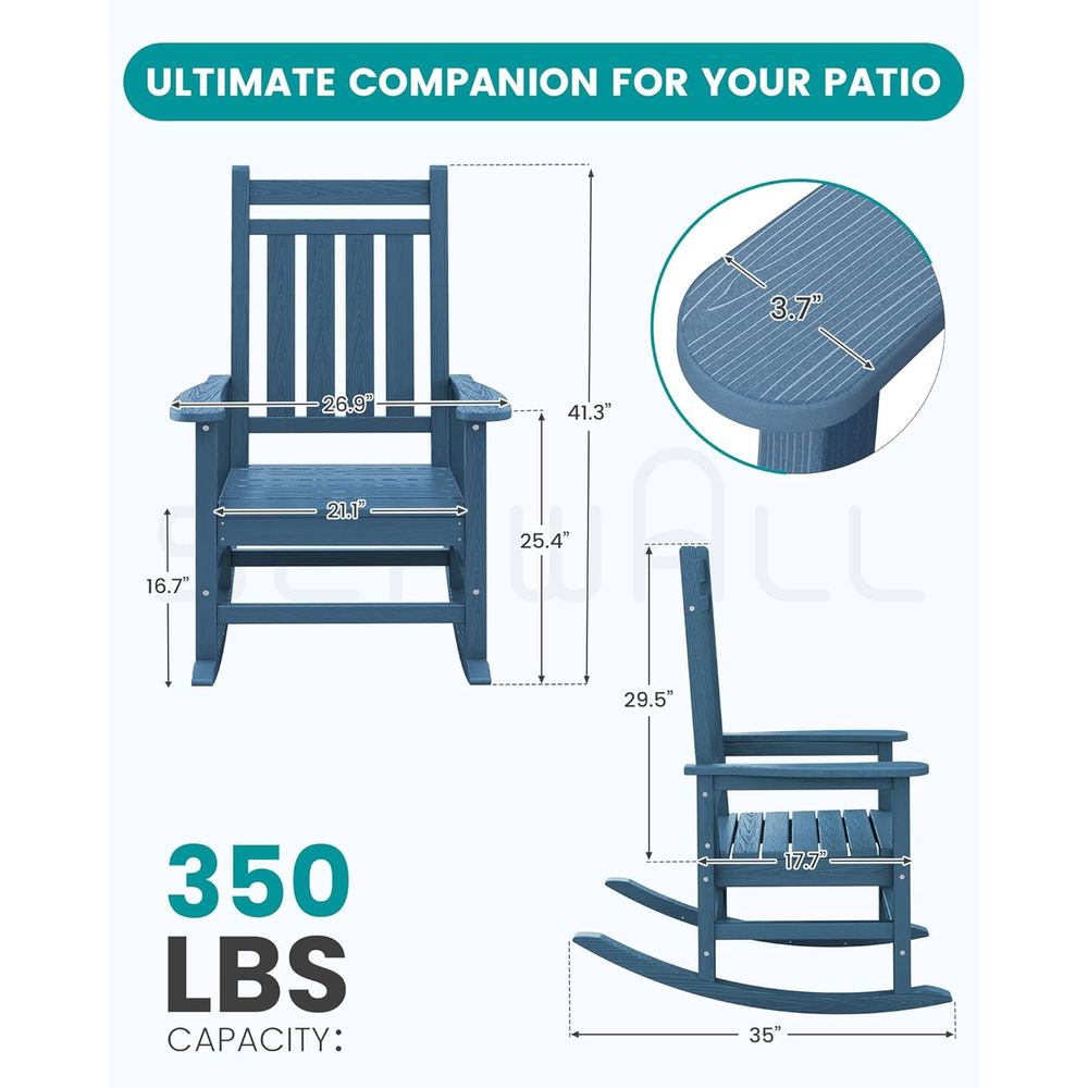 Set of 2 Oversized HDPE Outdoo - Outdoor Furniture Hdpe ulasan dan harga