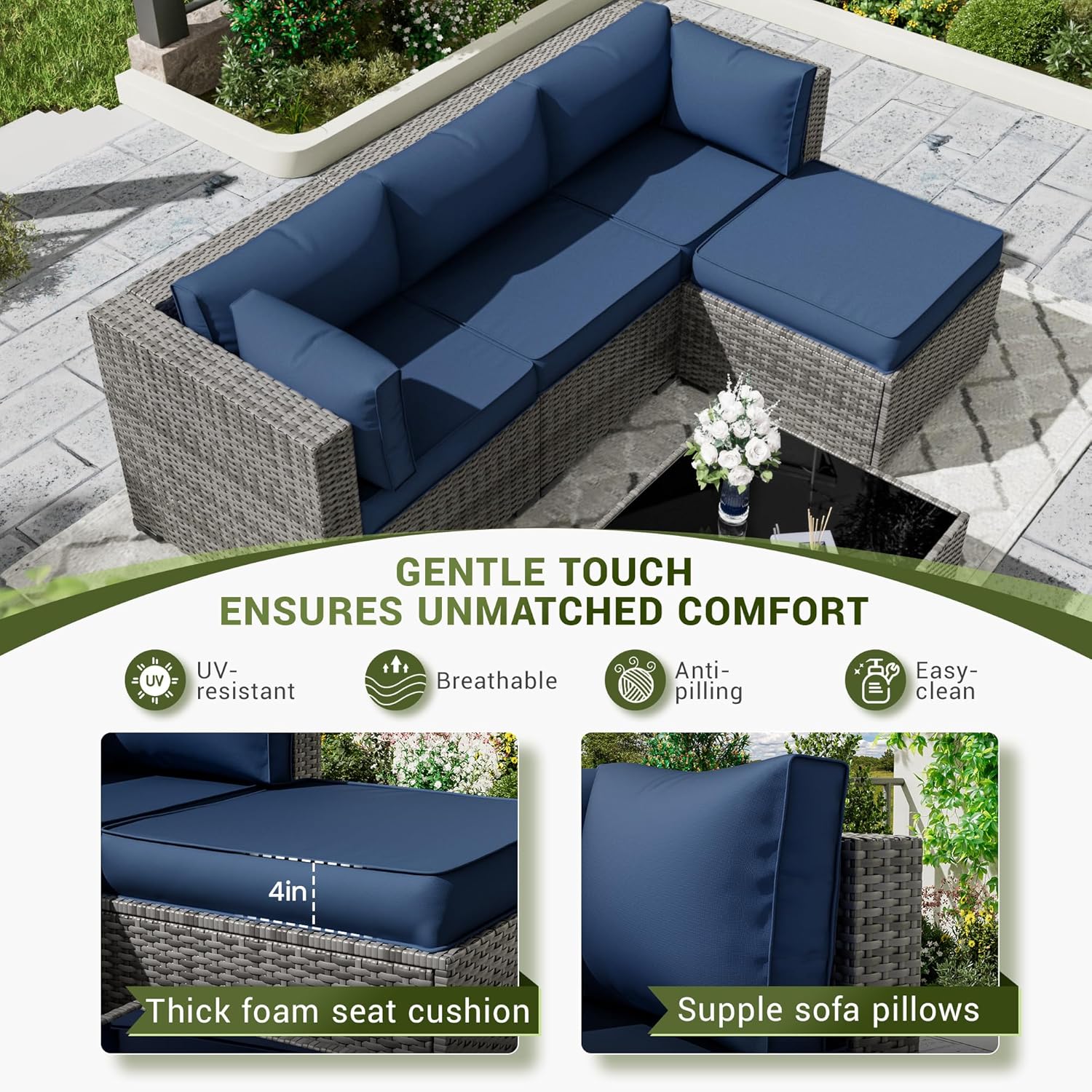 Outdoor Patio Sectional Furnit - Outdoor Furniture Replacement Fabric ulasan dan harga