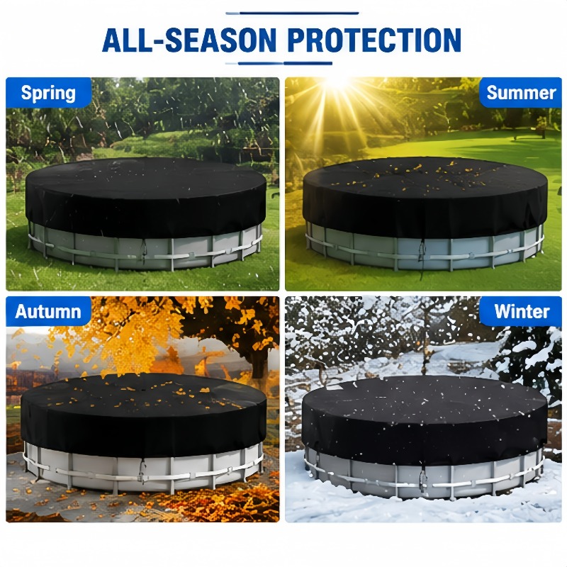 Oxford Round Pool Cover Waterp - Outdoor Furniture For Pool ulasan dan harga