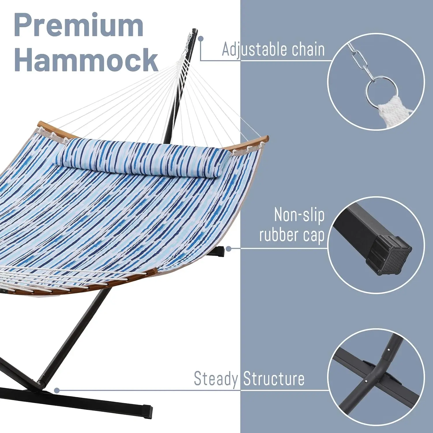 Hammock with Stand and 13FT Ou - Hammock With Stand ulasan dan harga