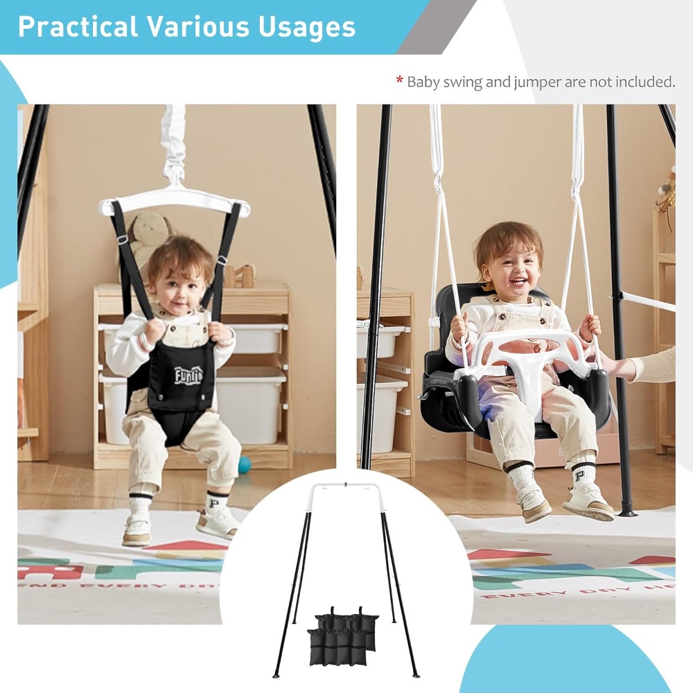 Foldable Swing Stand for Kids  - Hammock With Stand ulasan dan harga