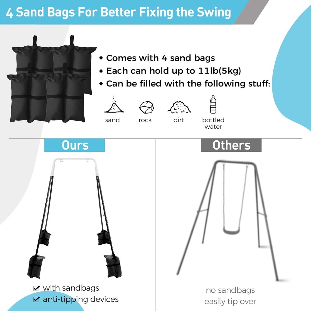 Foldable Swing Stand for Kids  - Hammock With Stand ulasan dan harga