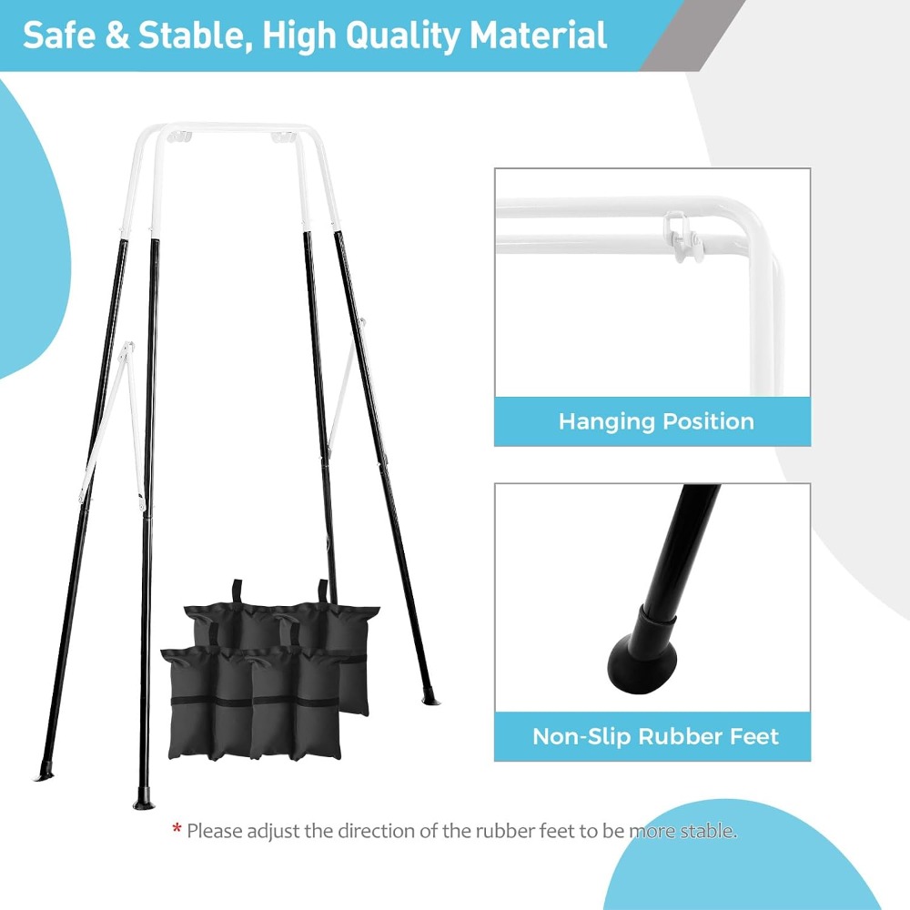 Foldable Swing Stand for Kids  - Hammock With Stand ulasan dan harga