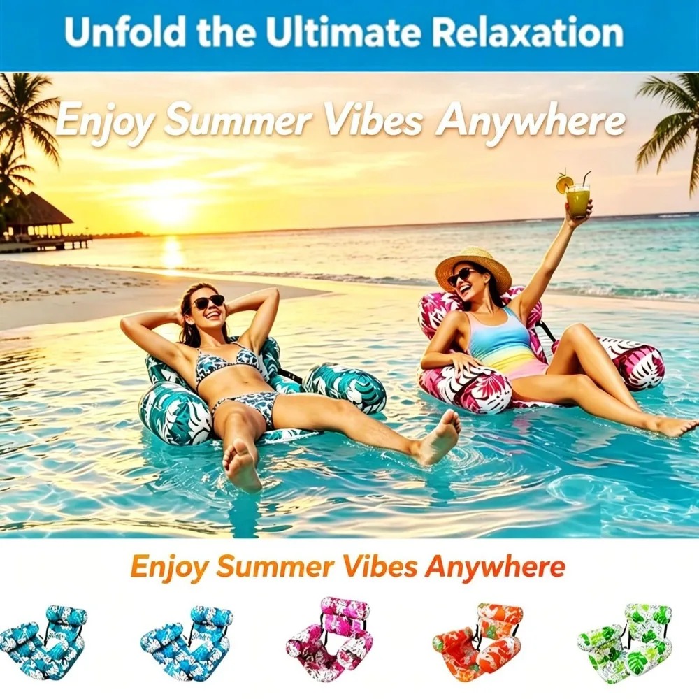 Heavy Duty Blow Up Pool Chair  - Outdoor Furniture For Pool ulasan dan harga