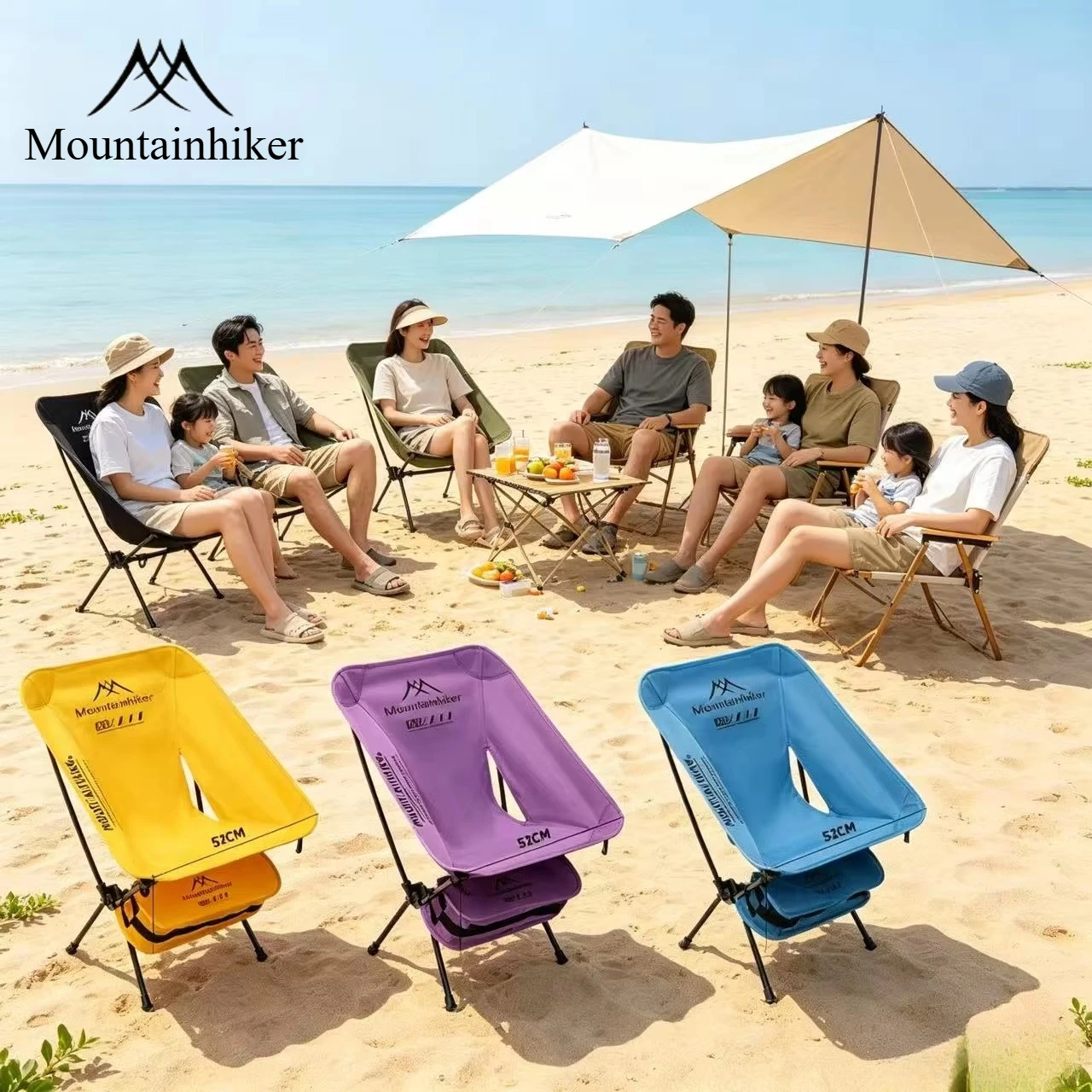 Ultra Light  Folding Moon Chai - Outdoor Furniture Used ulasan dan harga