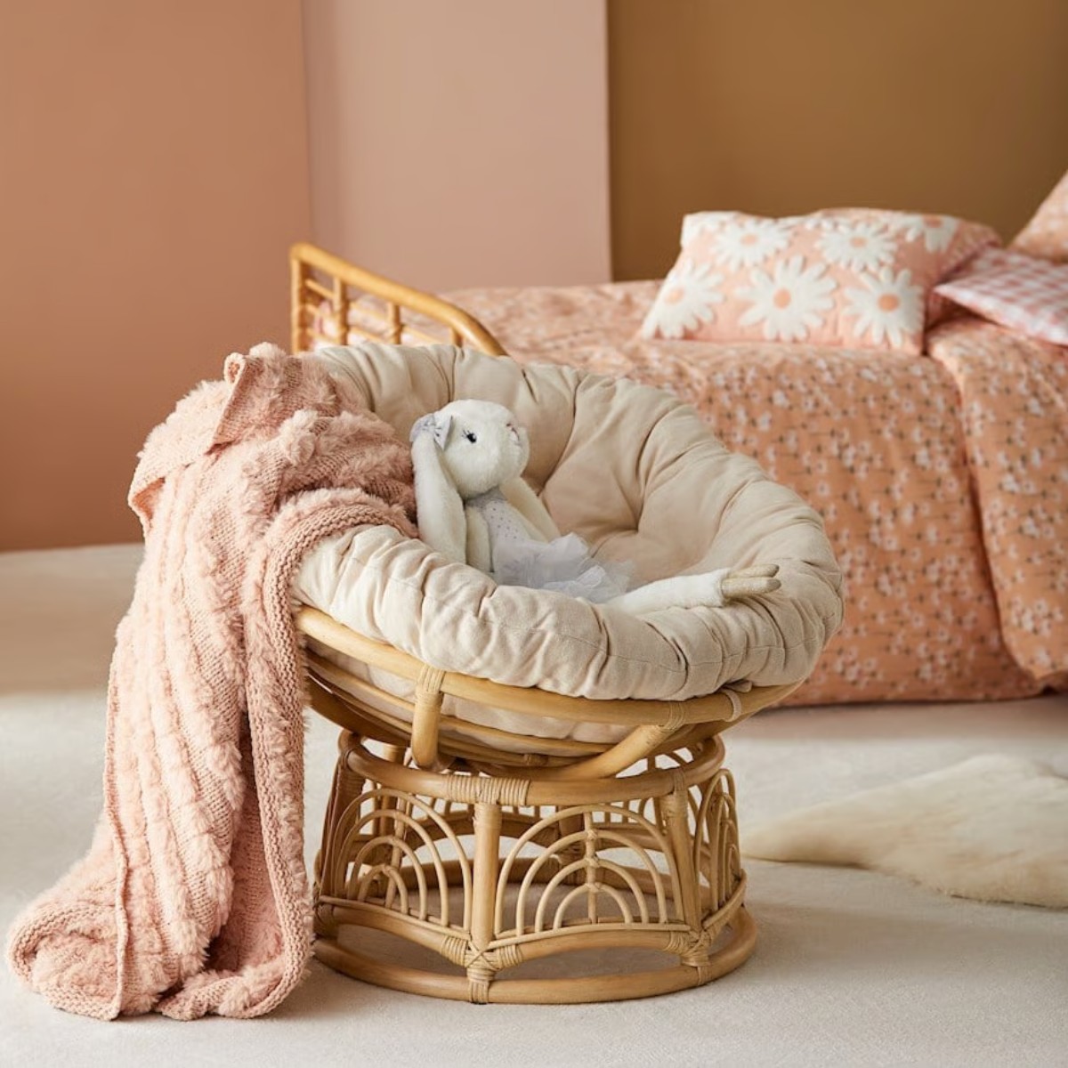 #Bohemian Rattan Papasan Chair - Outdoor Furniture Vietnam ulasan dan harga