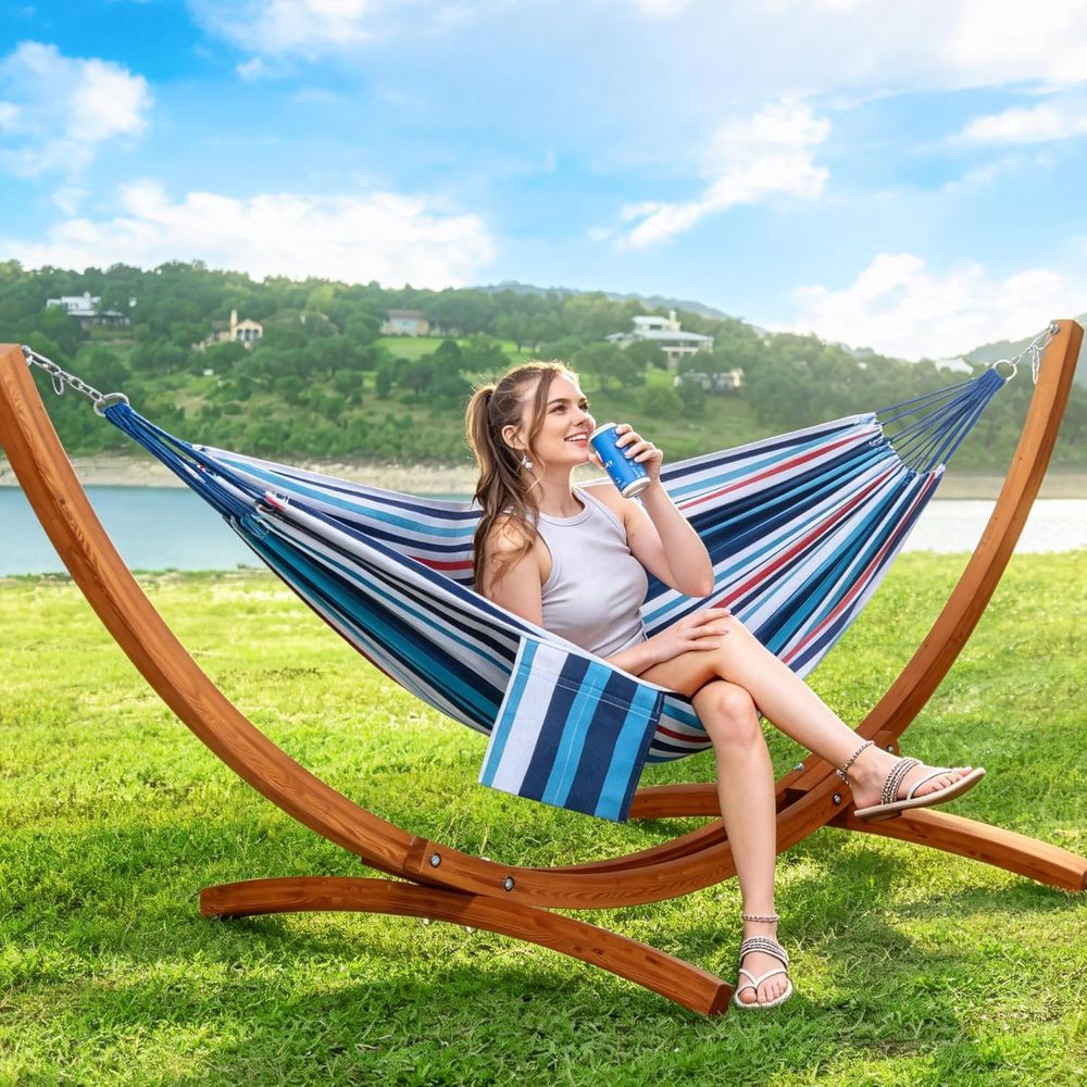 Outdoor Hammock with Stand Inc - Hammock With Stand ulasan dan harga