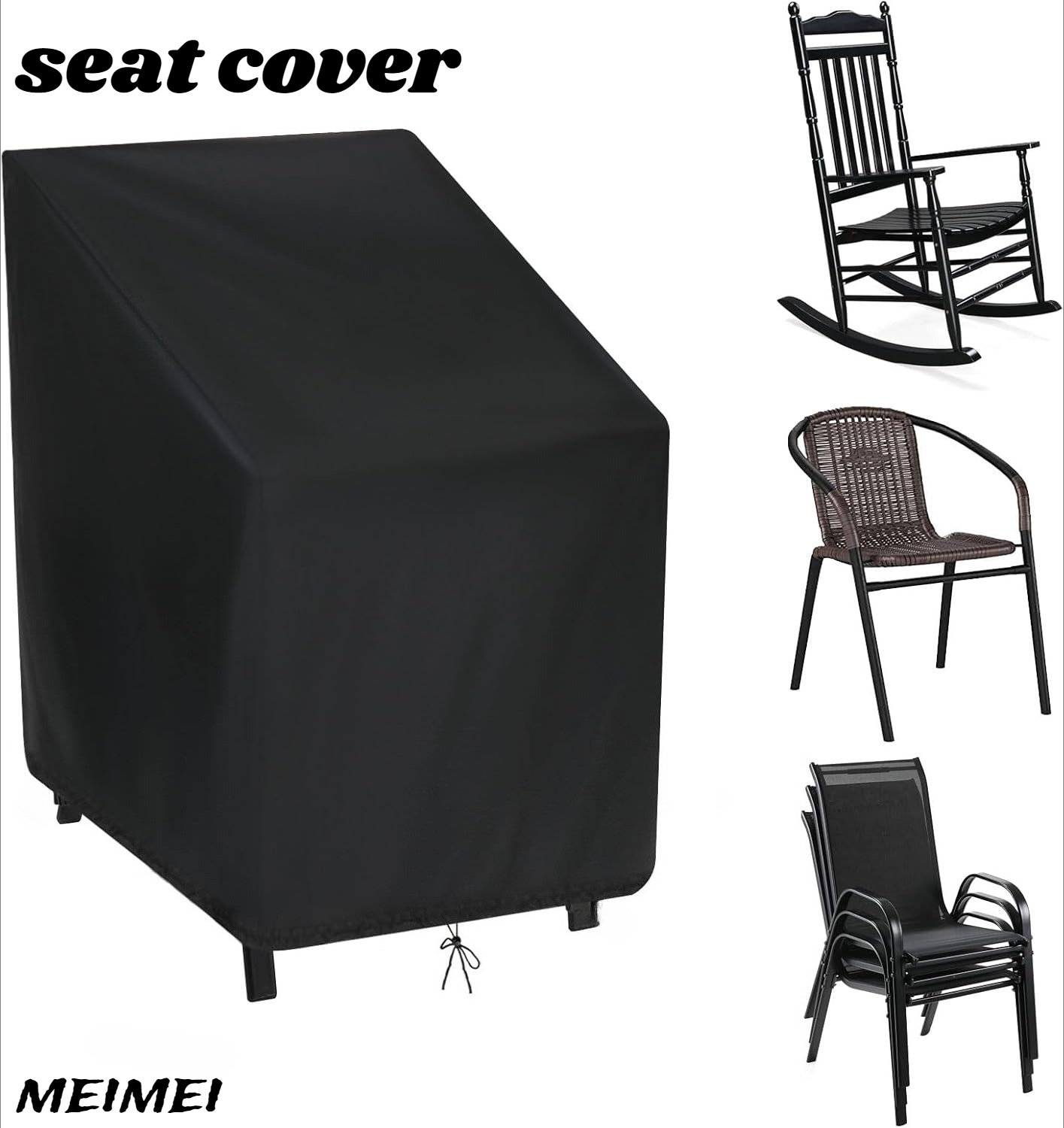 Stacked Chair Dust Cover Stora - Outdoor Furniture With Storage ulasan dan harga