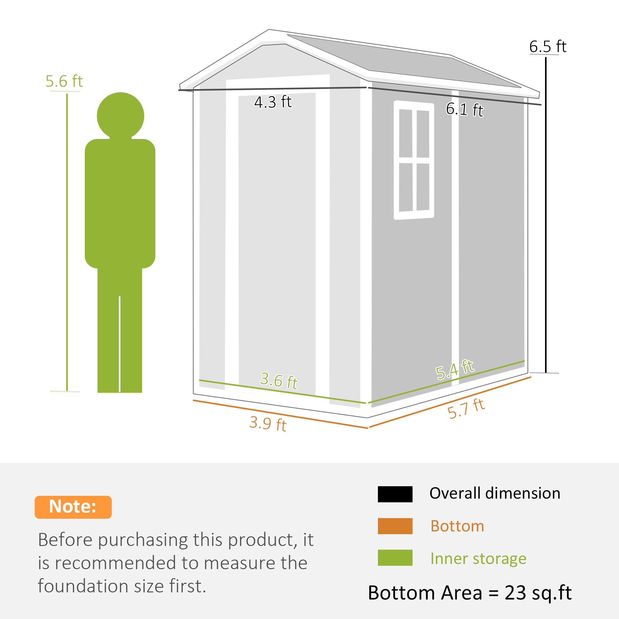 6' X 4' Outdoor Storage Shed,  - Outdoor Furniture With Storage ulasan dan harga