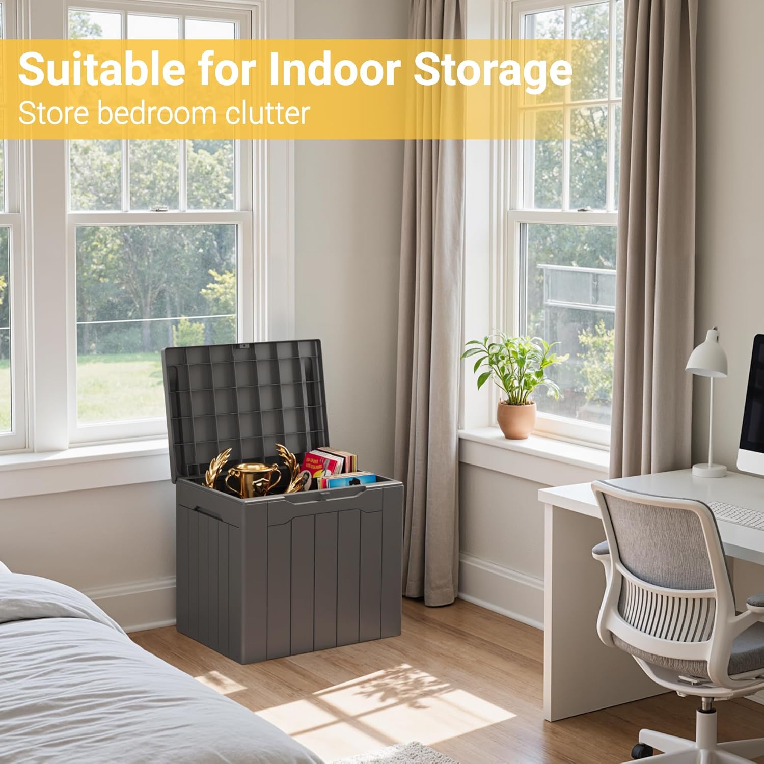 31 Gallon Outdoor Storage Box  - Outdoor Furniture With Storage ulasan dan harga