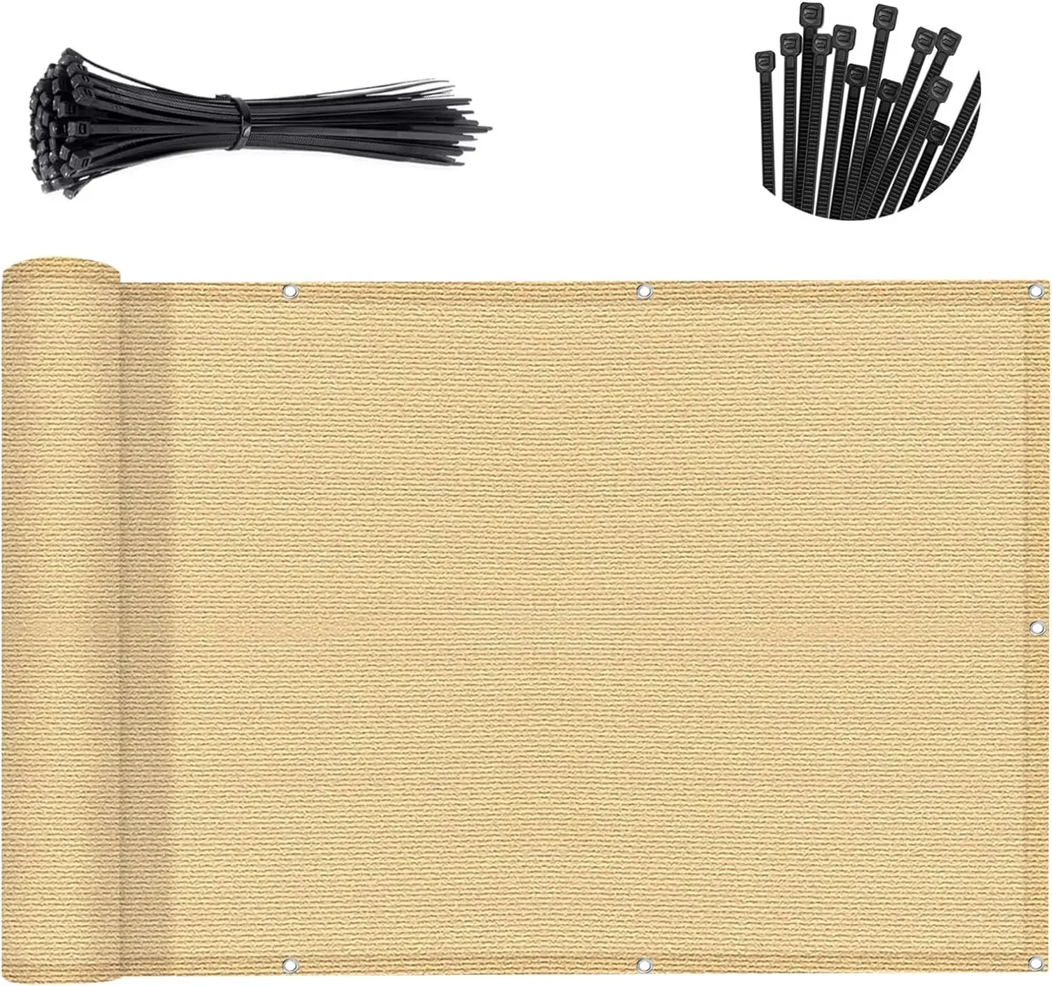 4x1M Balcony Privacy Screen He - Outdoor Furniture Hdpe ulasan dan harga