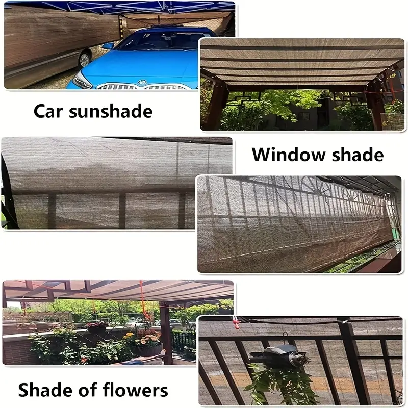 UV Protection Brown PE Shade C - Outdoor Furniture Hdpe ulasan dan harga