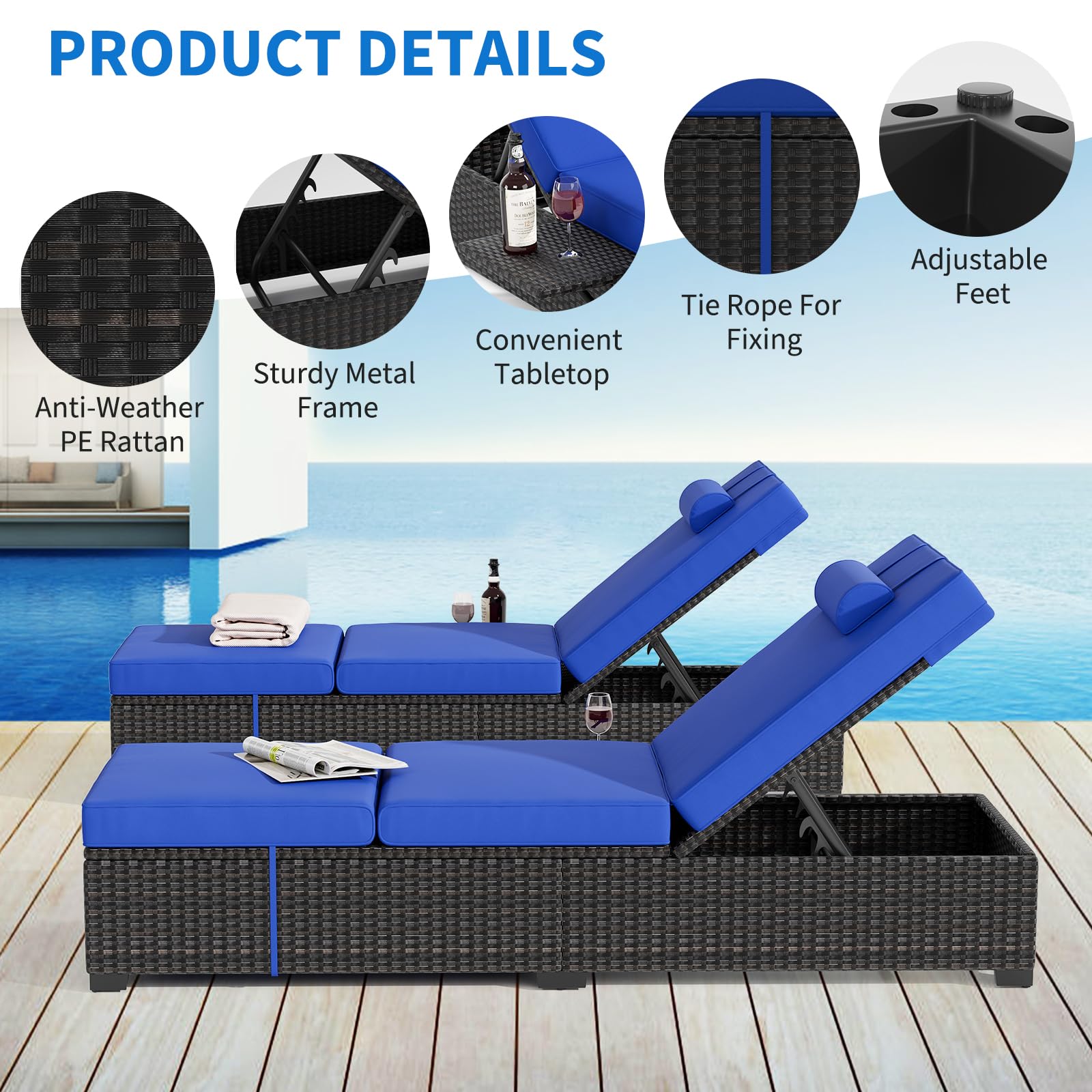 Outdoor Chaise Lounge Chairs S - Outdoor Furniture Deals ulasan dan harga