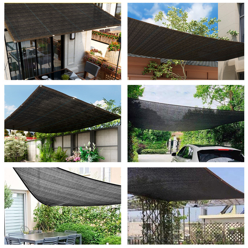 12PIN Black Sunshade Net Shadi - Outdoor Furniture Hdpe ulasan dan harga